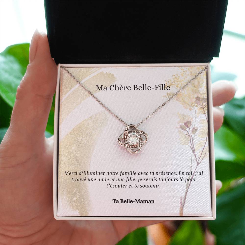 LOVA • Collier Belle-Fille Nœud d’Amour