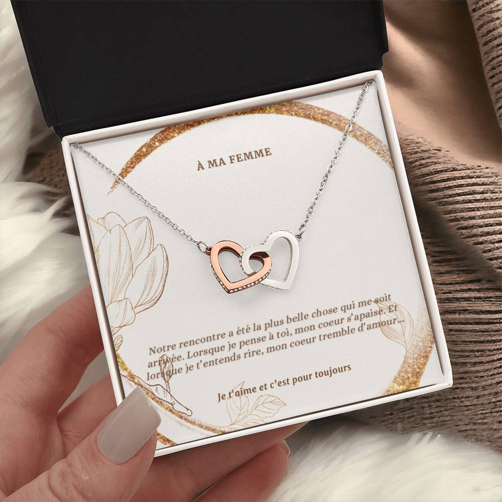 INFINITY • Collier Déclaration d'amour Double Coeur