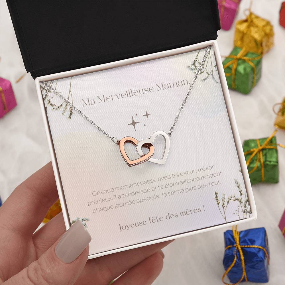 LOVEMAMA • Collier de la fête des mères Double Cœur