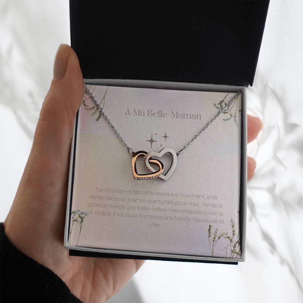 BELLEMAMAN • Collier Belle-Mère Double Coeur