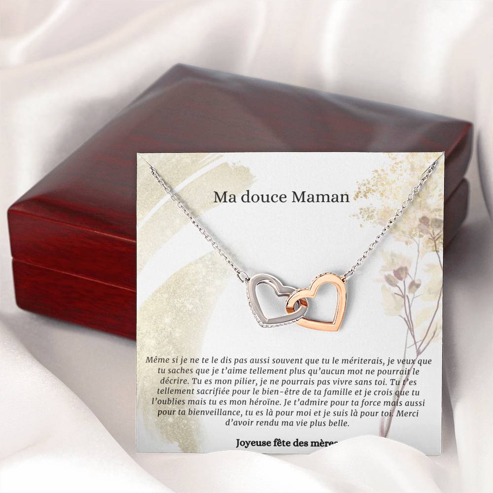 LOVEMAMA • Collier de la fête des mères Double Cœur