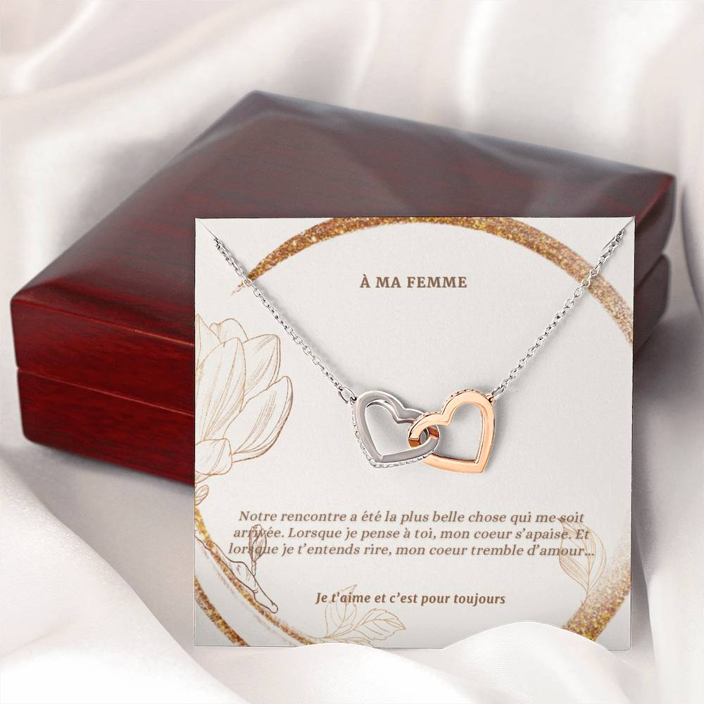 INFINITY • Collier Déclaration d'amour Double Coeur