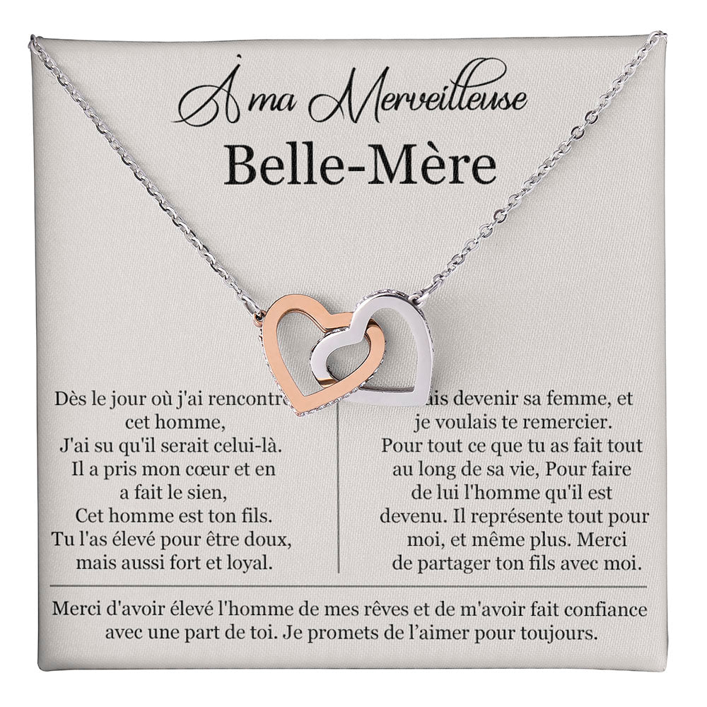 BELMOM • COLLIER BELLE-MÈRE DOUBLE COEUR