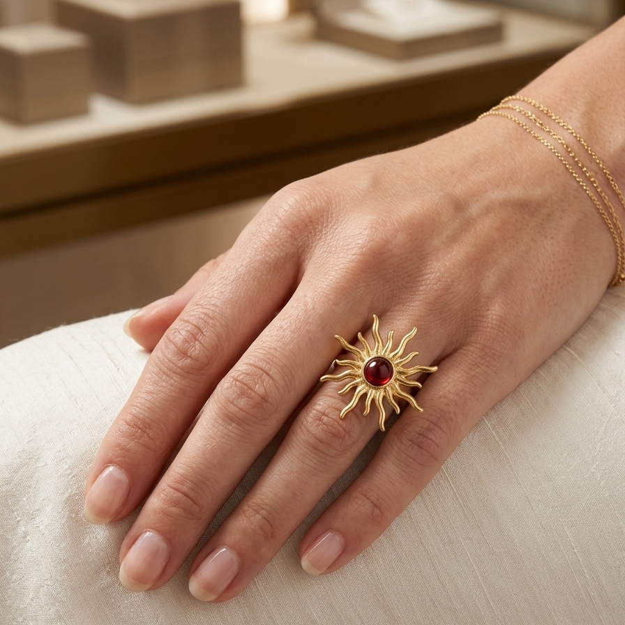 Bague Soleil • Pierre Caramel