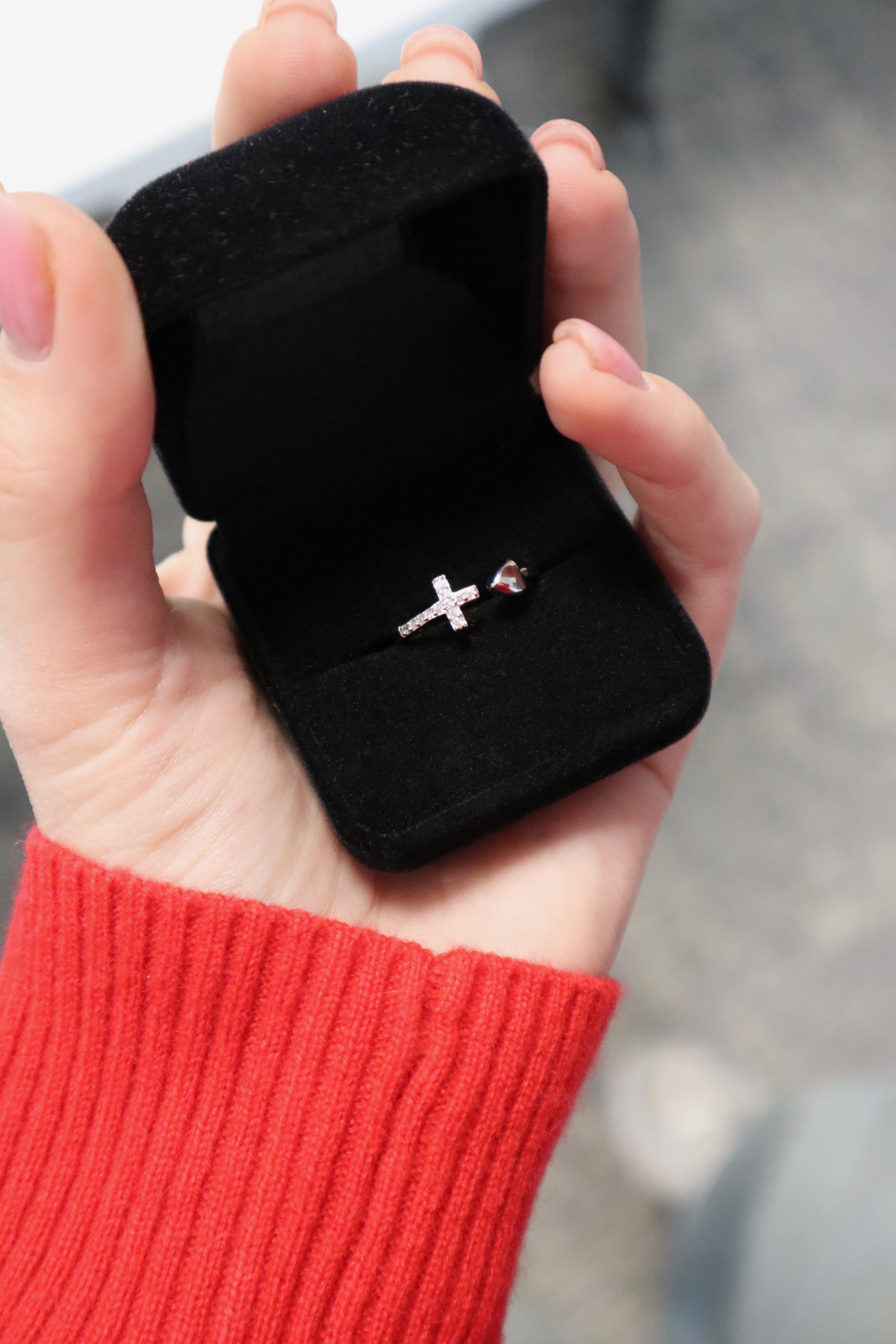 LIFE • Bague Croix Amour