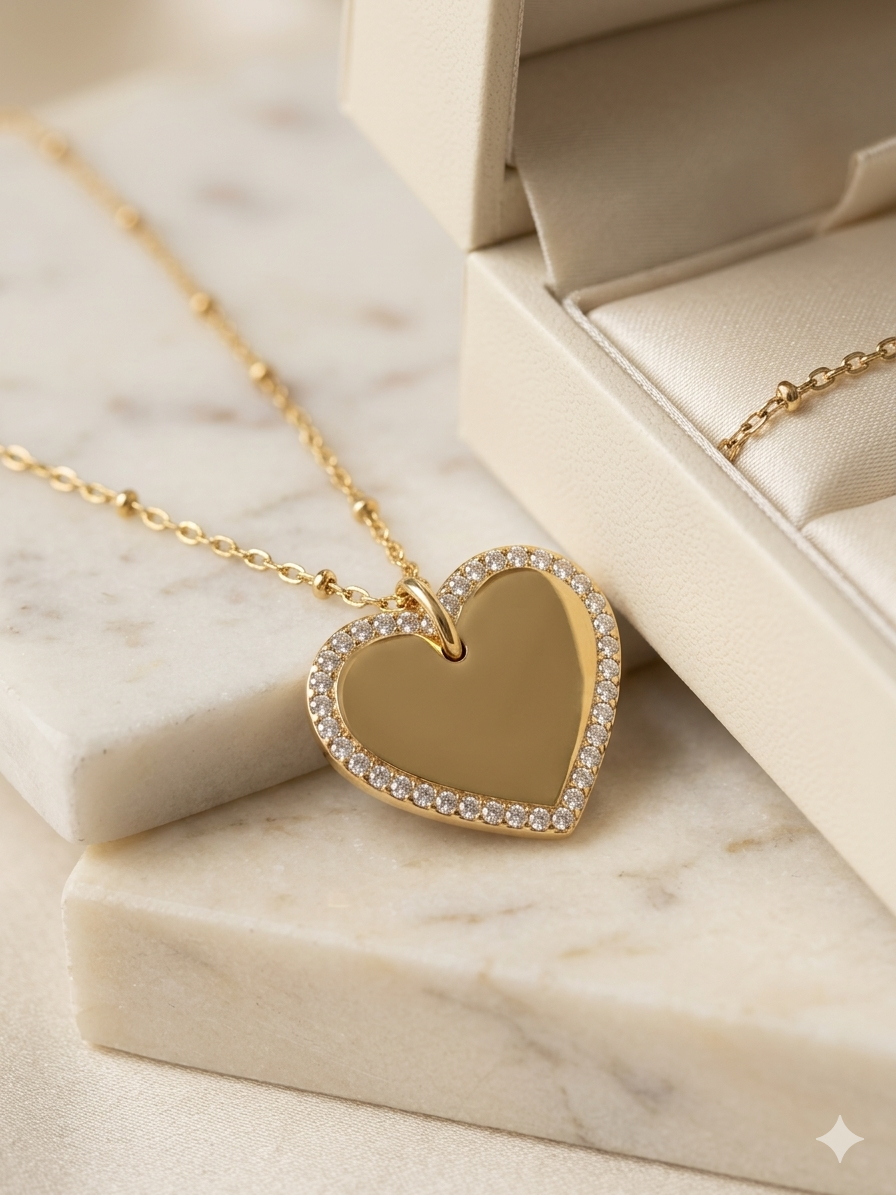 Collier Coeur Eclat
