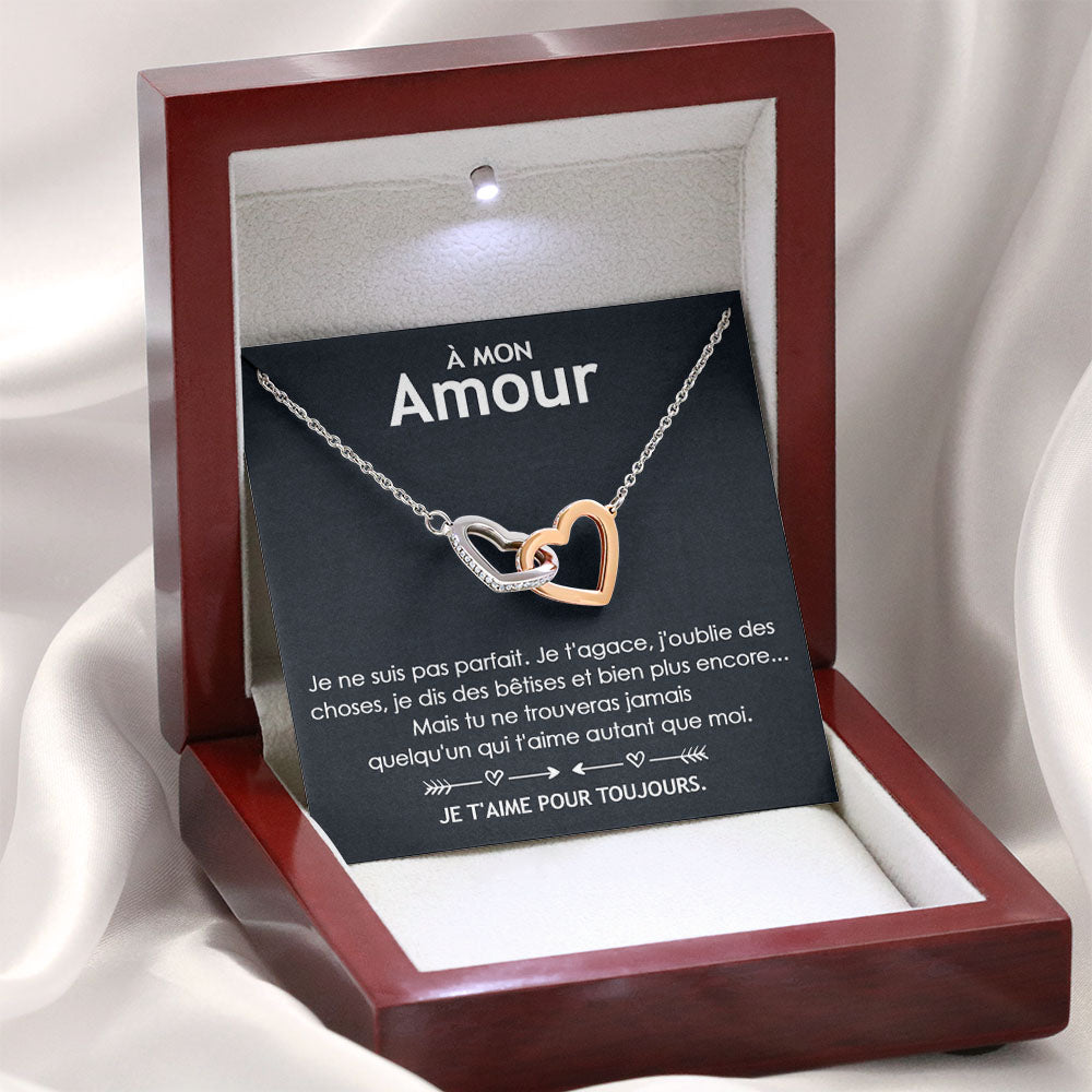 ETERNITY • Collier Déclaration d'amour Double Cœur