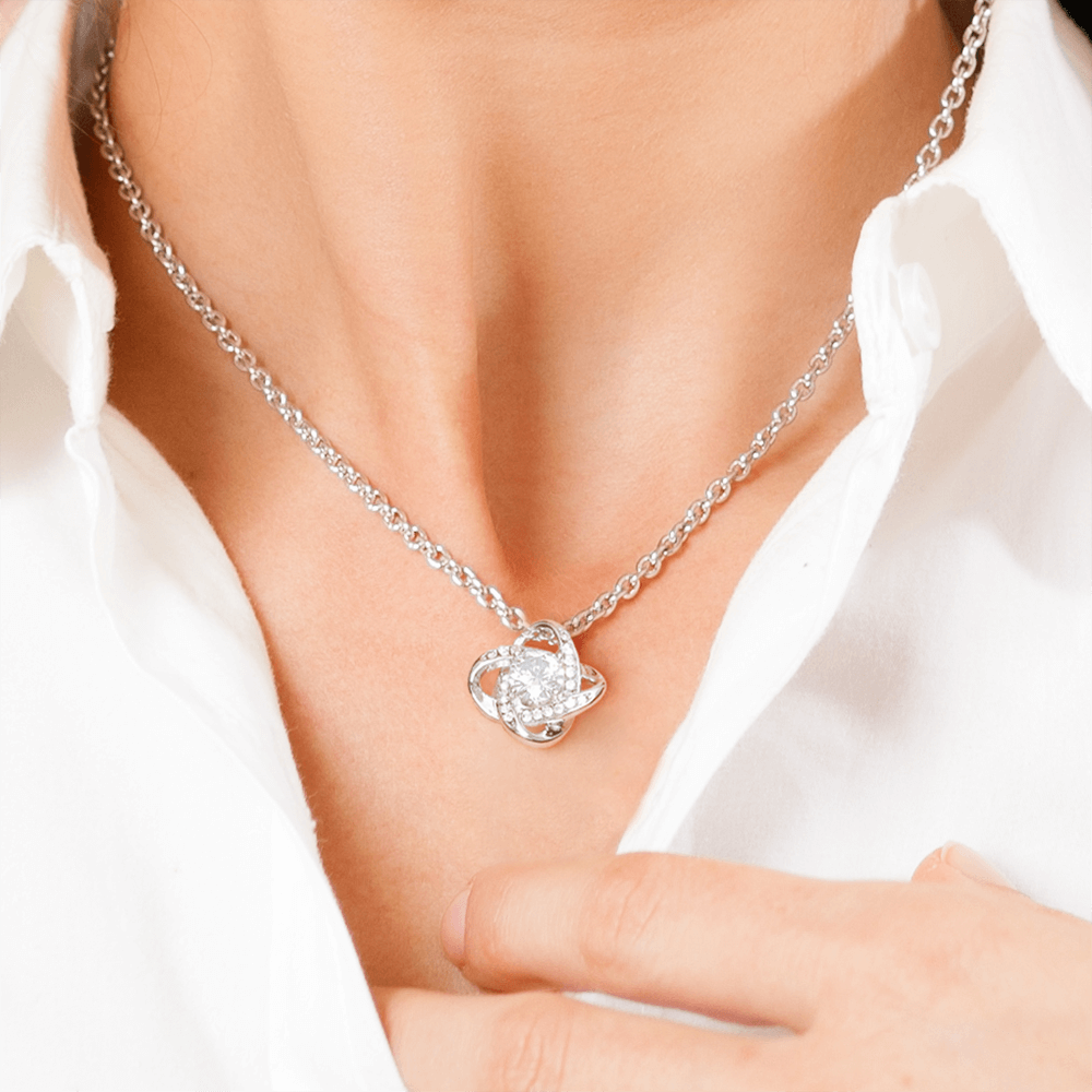 LOVYOUMOM • Collier de la fête des mères Noeud d'Amour - Lehnaa