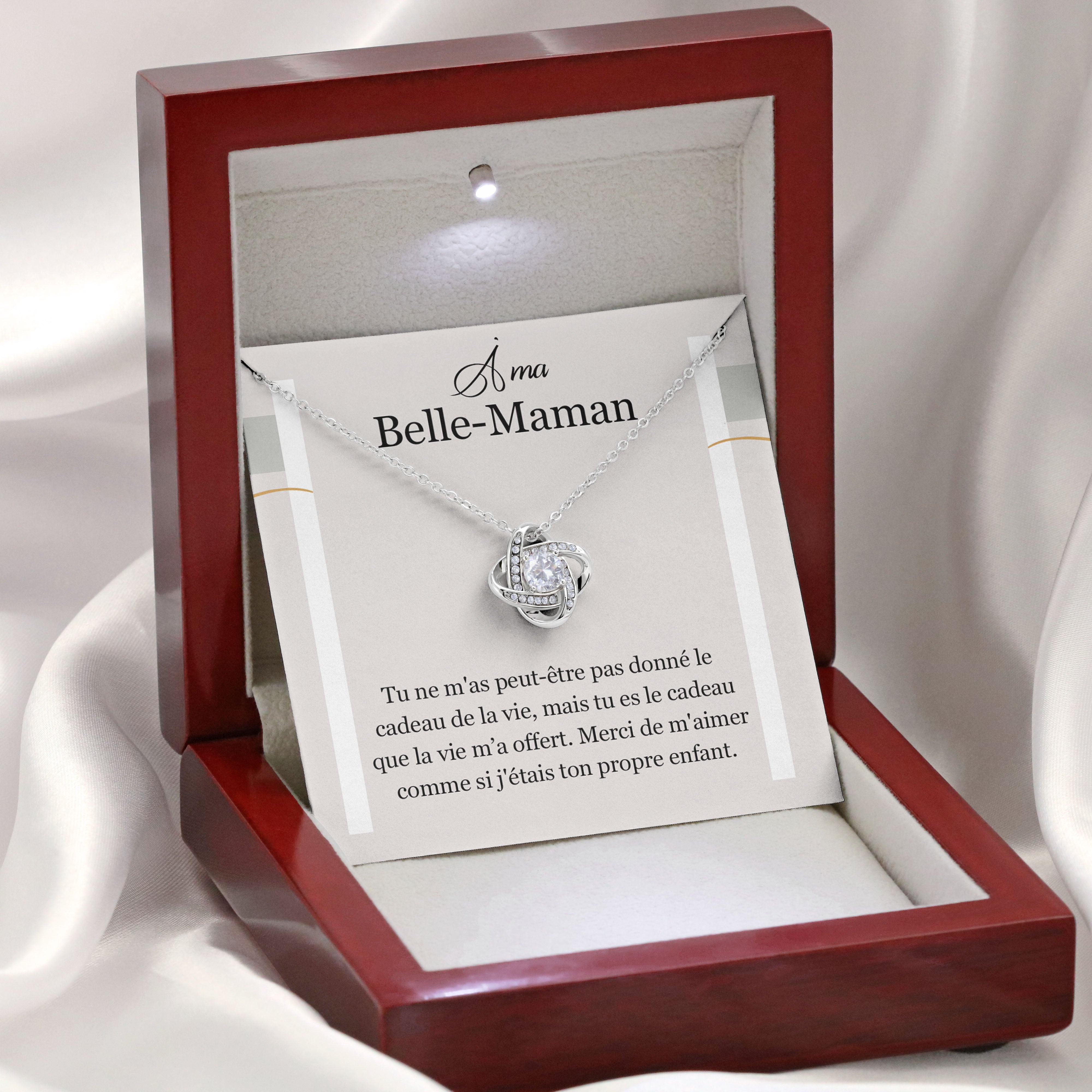 BELMOM • COLLIER BELLE-MÈRE Noeud d'Amour