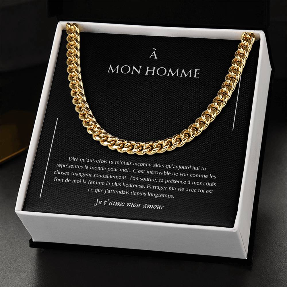 INFINITY • Chaine Déclaration d'amour Pour un Homme