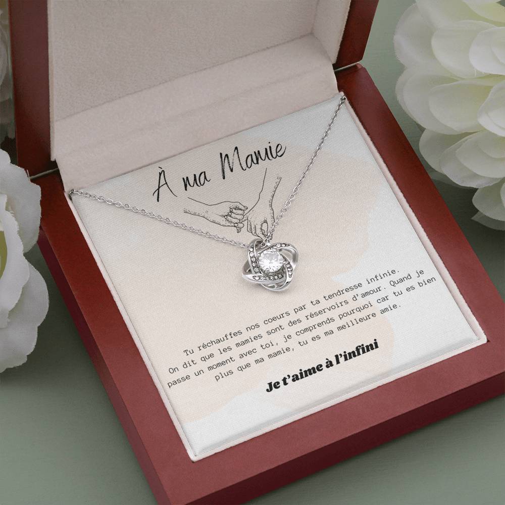 MAMIELOVA • Collier A Ma Mamie Noeud d'Amour