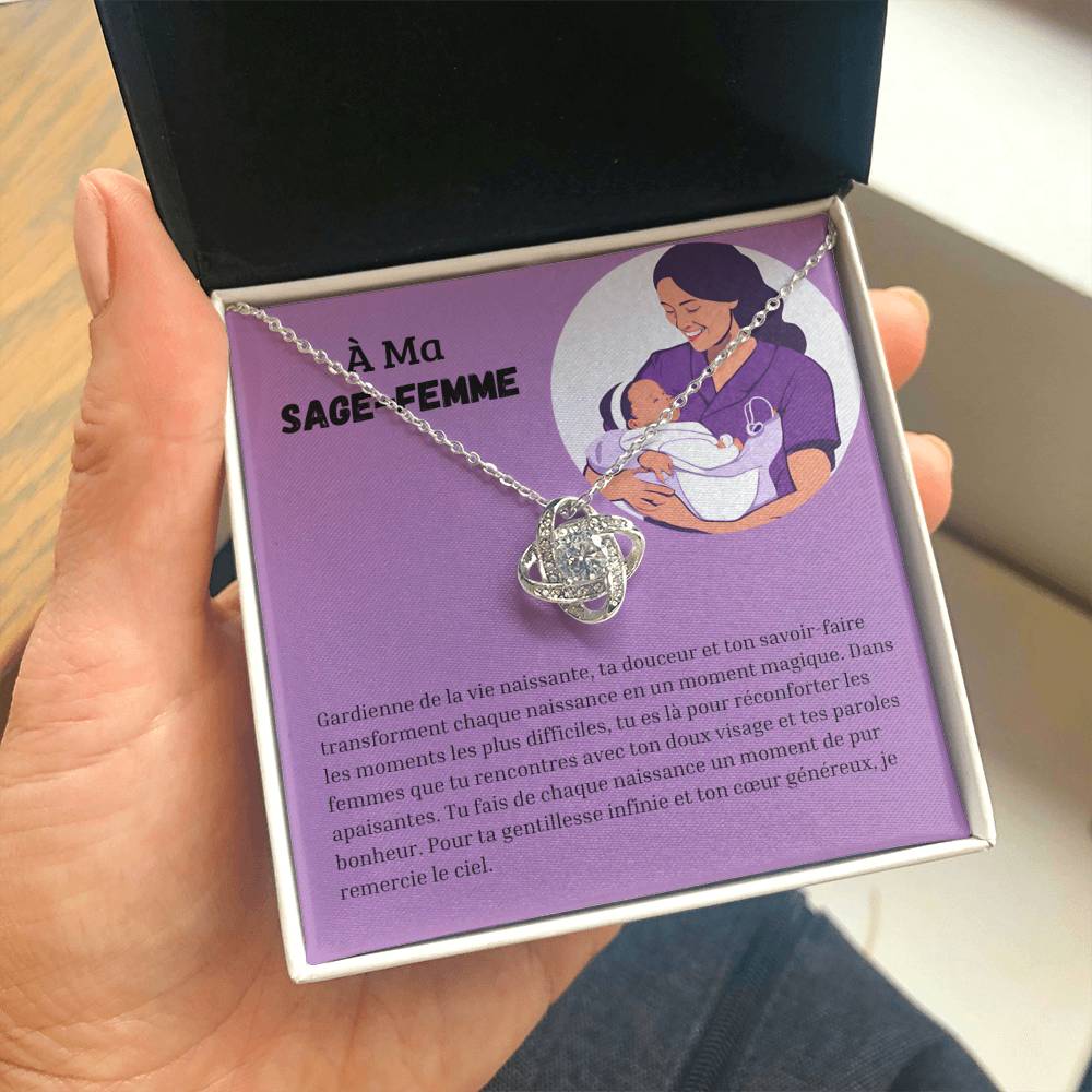 MIDWIVE • Collier Sage-femme Noeud d'Amour