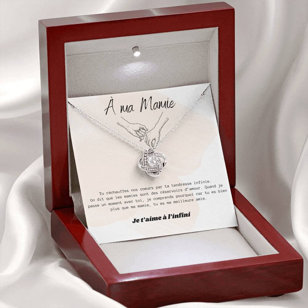 MAMIELOVA • Collier A Ma Mamie Noeud d'Amour
