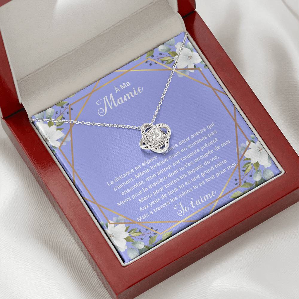MAMIELOVA • Collier A Ma Mamie Noeud d'Amour