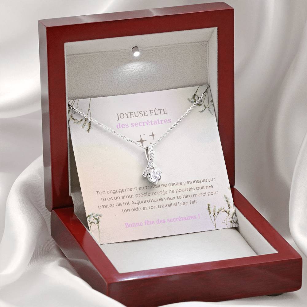 HAPPY • Collier pour la fête des secrétaires Elixir