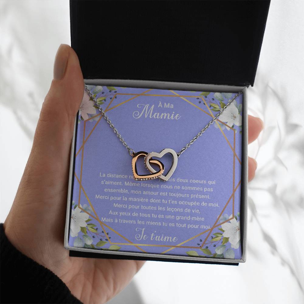 MAMIELOVA • Collier A Ma Mamie Double Cœur