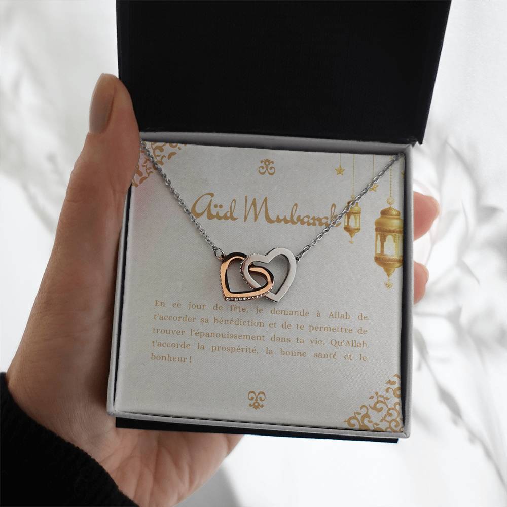 LOVEAID • Collier pour l'Eid Double Coeur