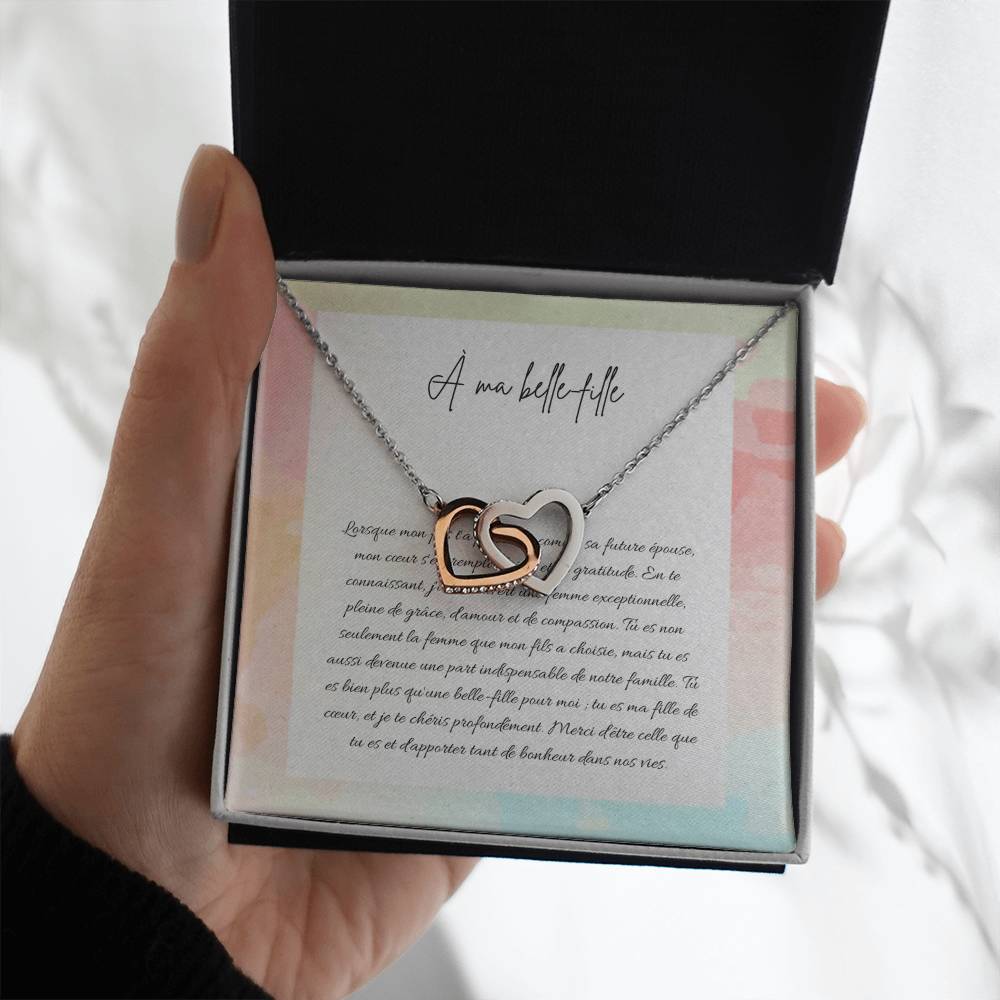 LOVA • Collier Belle-Fille Double Coeur