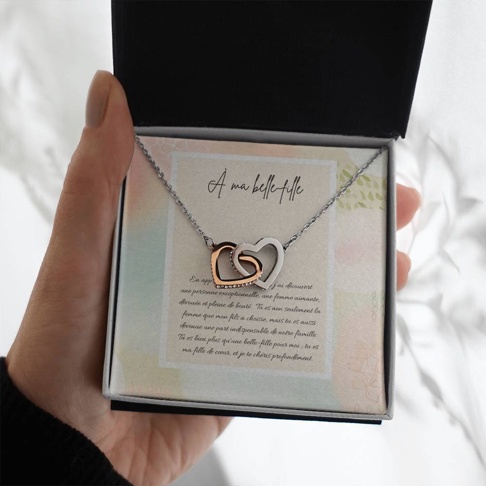 LOVA • Collier Belle-Fille Double Coeur