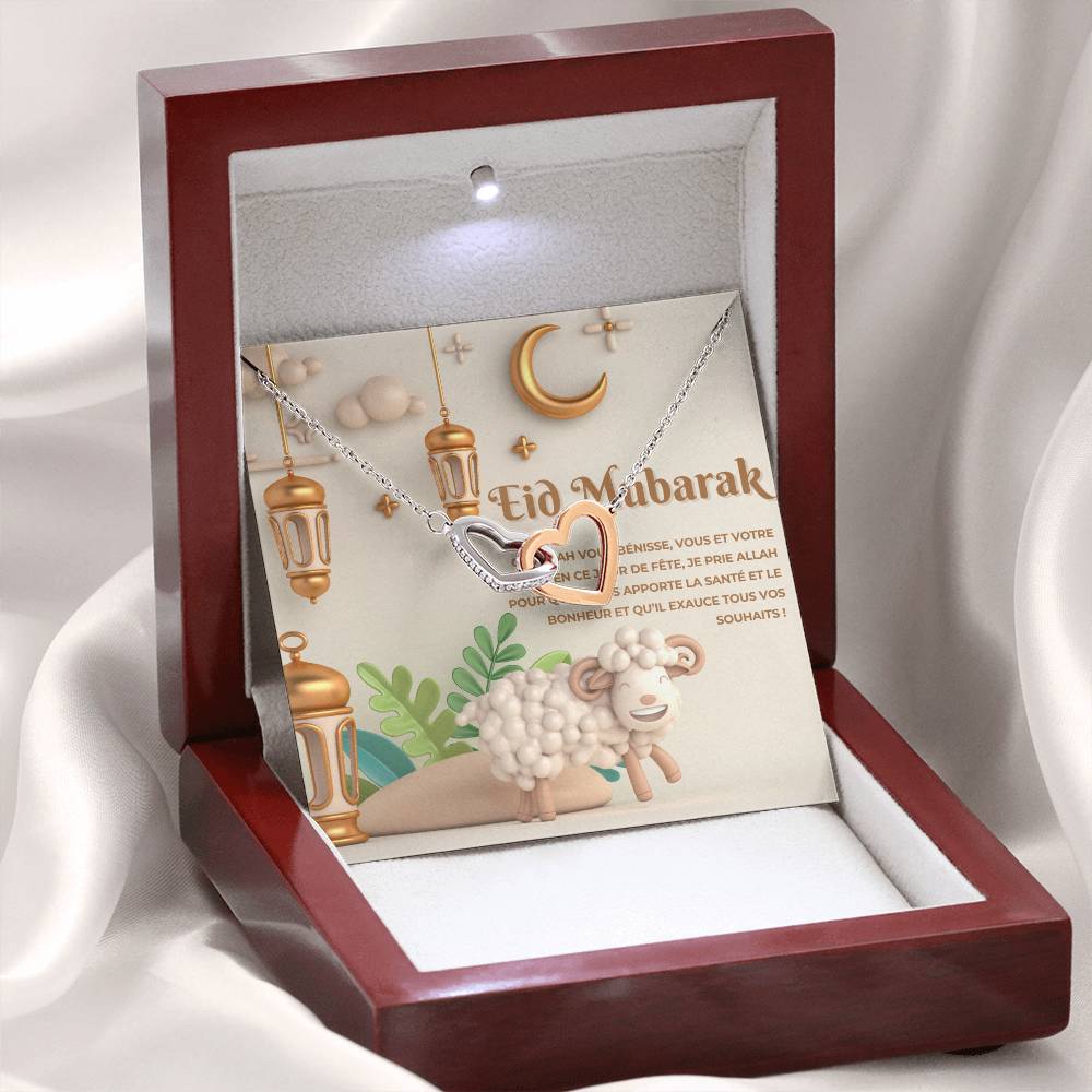 LOVEAID • Collier pour l'Eid Double Coeur