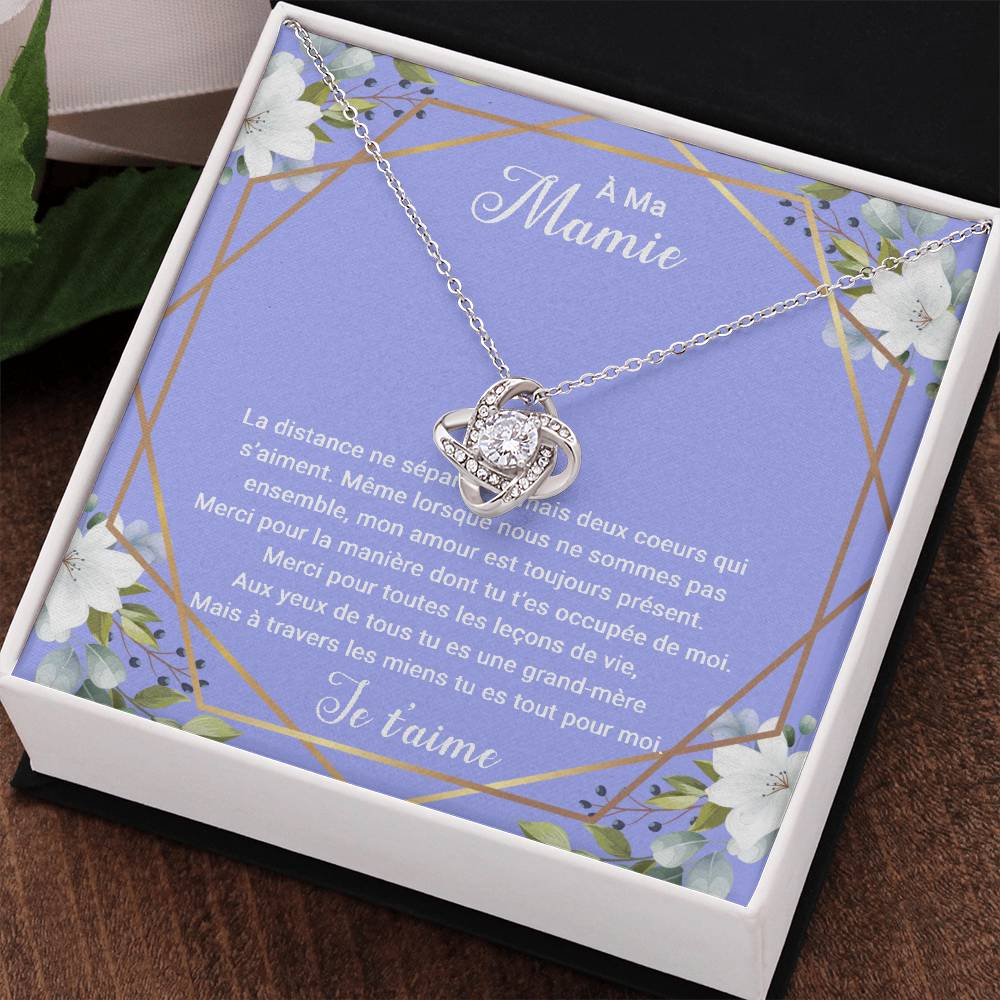 MAMIELOVA • Collier A Ma Mamie Noeud d'Amour