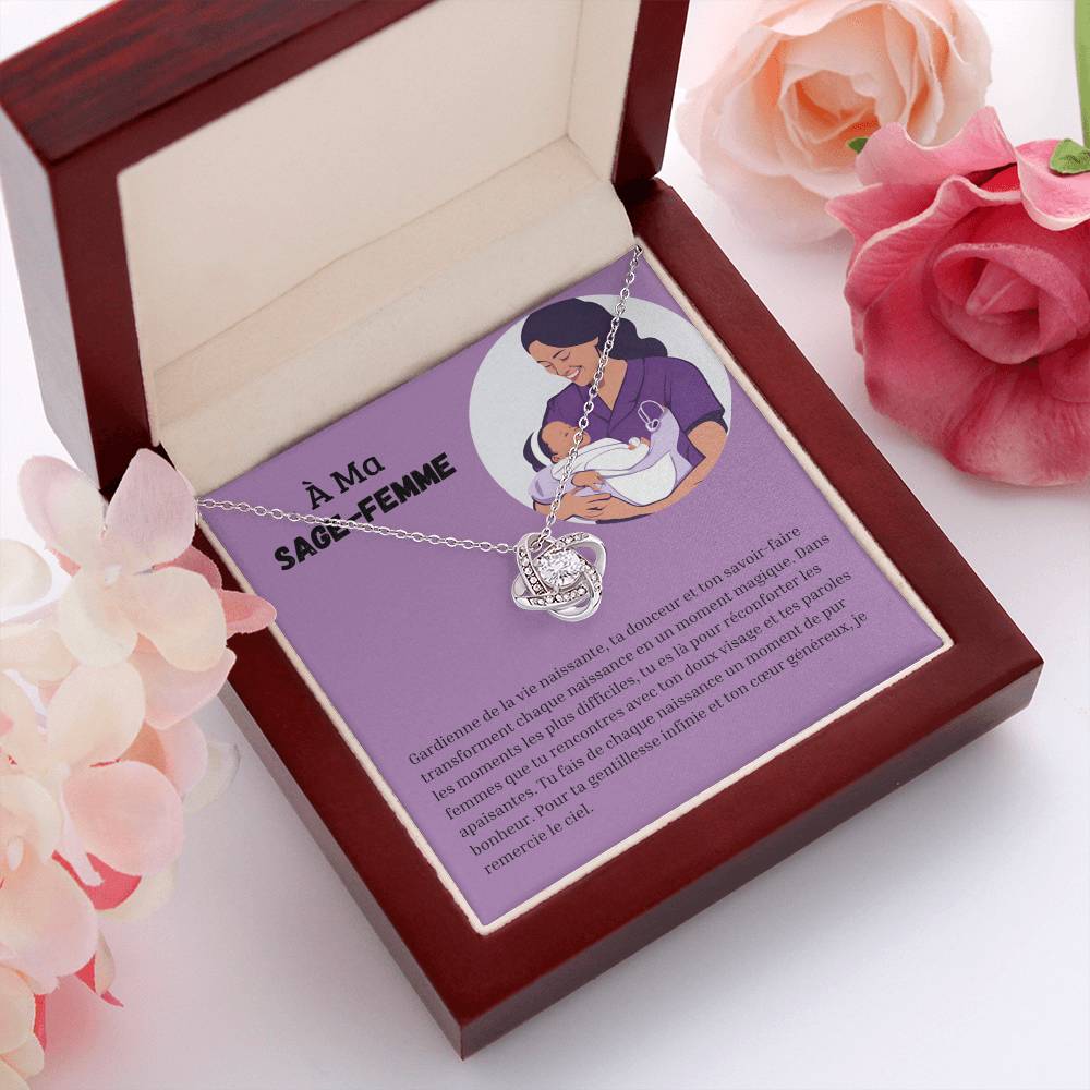 MIDWIVE • Collier Sage-femme Noeud d'Amour
