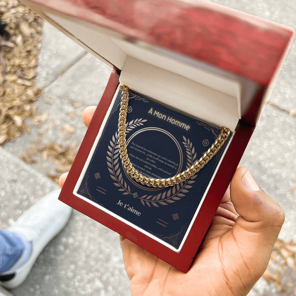 INFINITY • Chaine Déclaration d'amour Pour un Homme