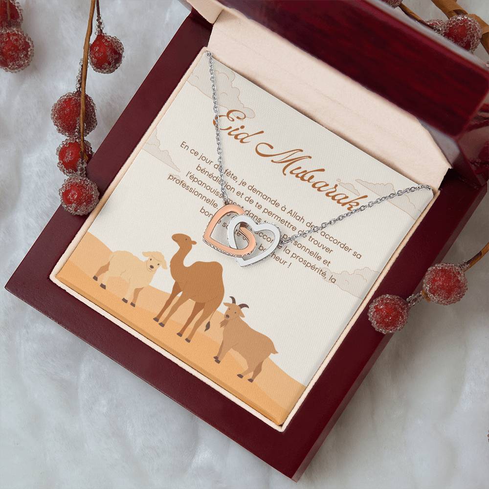 LOVEAID • Collier pour l'Eid Double Coeur