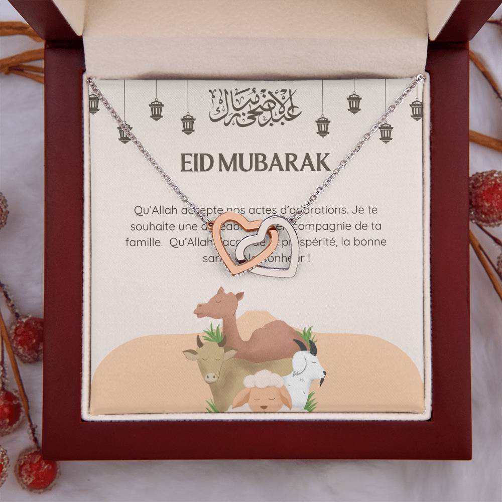 LOVEAID • Collier pour l'Eid Double Coeur