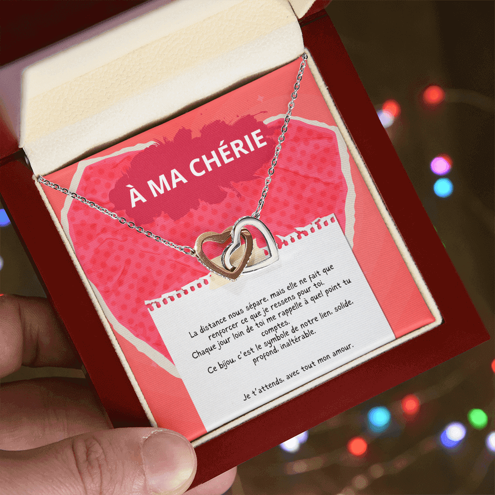 LONGAMOUR • Collier Déclaration d'amour Double coeur