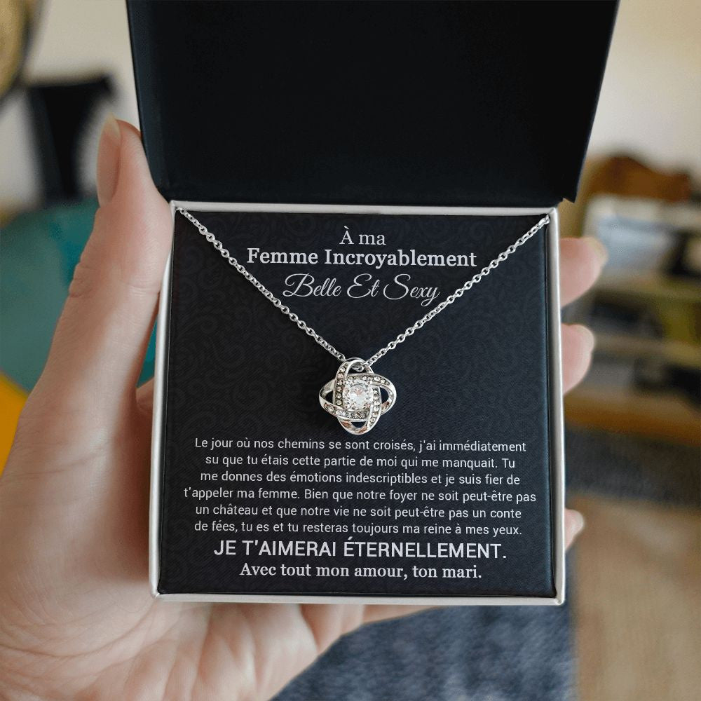 ETERNITY • Collier Déclaration d'amour Noeud d'Amour - Lehnaa