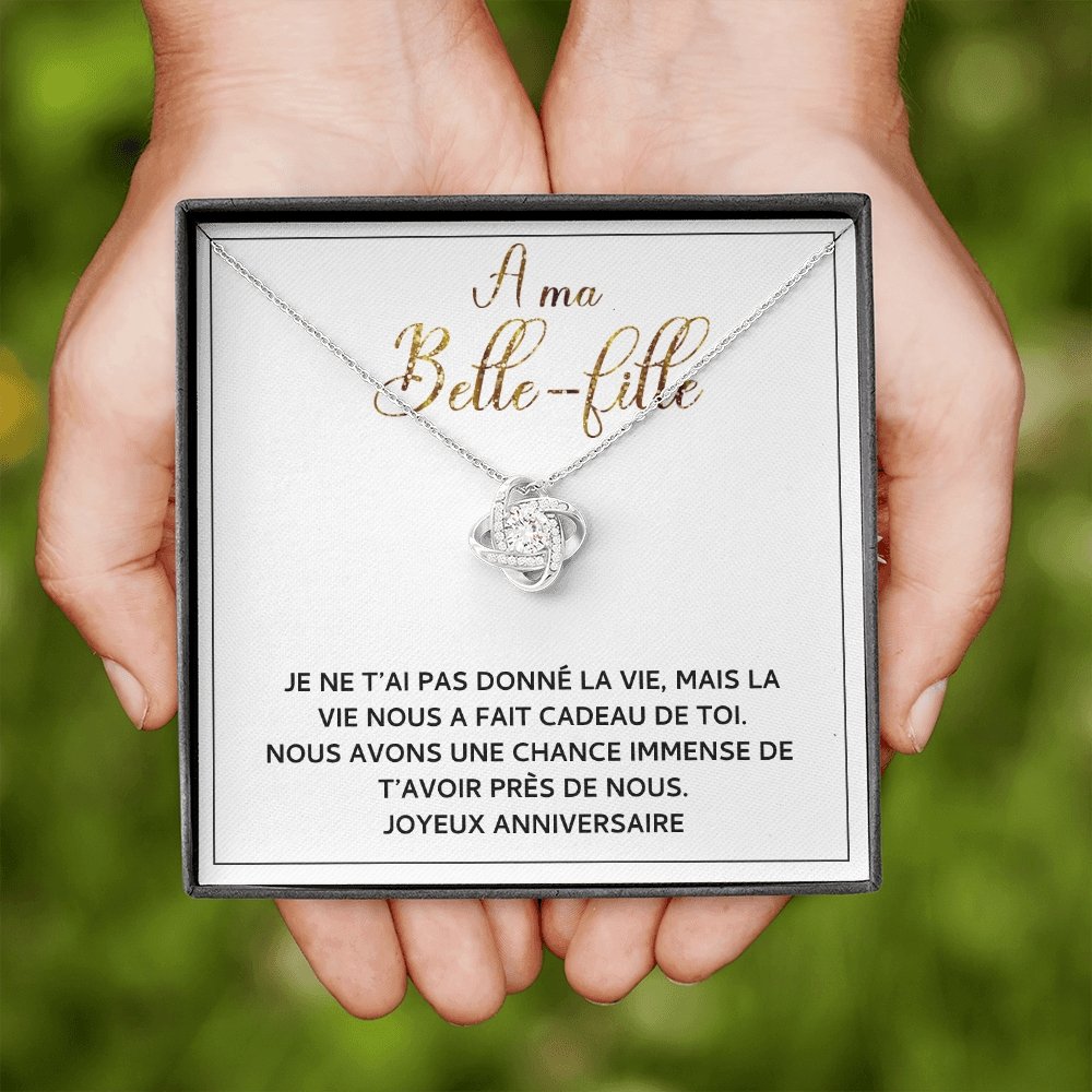 ANNIMERVEILLE • COLLIER ANNIVERSAIRE BELLE-FILLE Noeud d'Amour - Lehnaa
