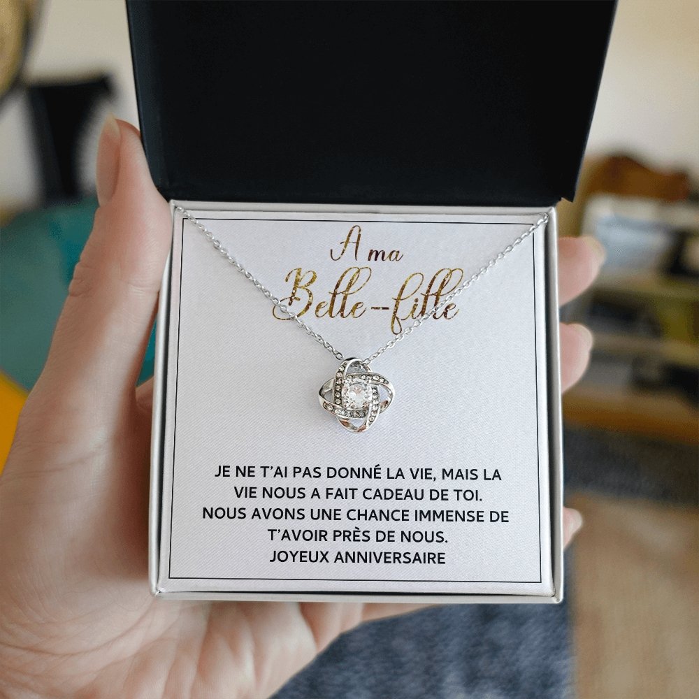 ANNIMERVEILLE • COLLIER ANNIVERSAIRE BELLE-FILLE Noeud d'Amour - Lehnaa