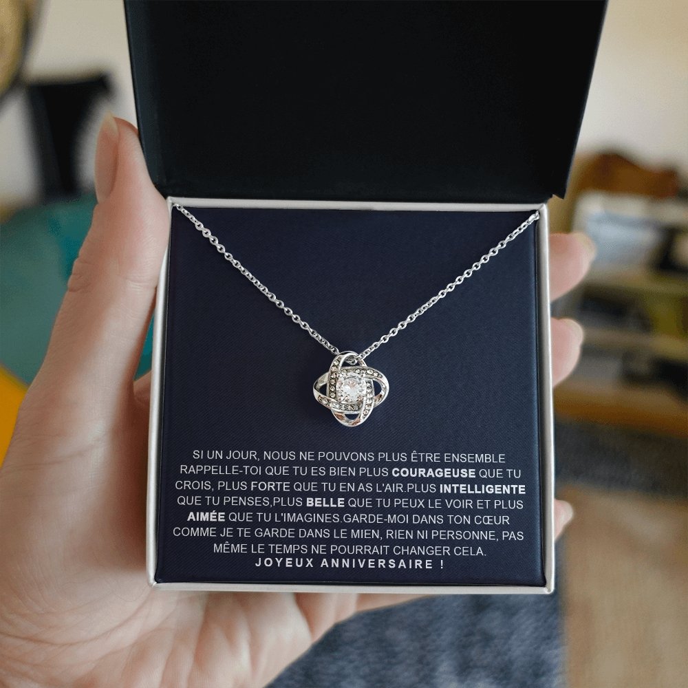 ANNIMERVEILLE • COLLIER ANNIVERSAIRE FILLE Noeud d'Amour - Lehnaa