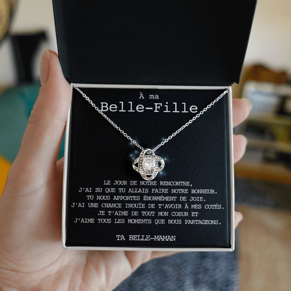 BELLA • Collier Belle-Fille Noeud d'Amour - Lehnaa