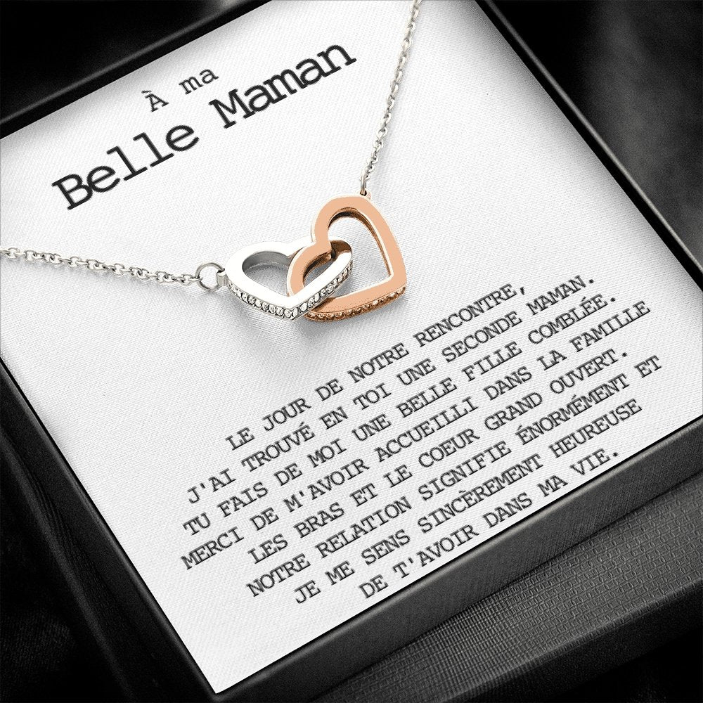 BELMOM • COLLIER BELLE-MÈRE DOUBLE COEUR - Lehnaa