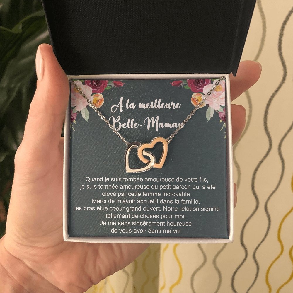 BELMOM • COLLIER BELLE-MÈRE Double Cœur - Lehnaa