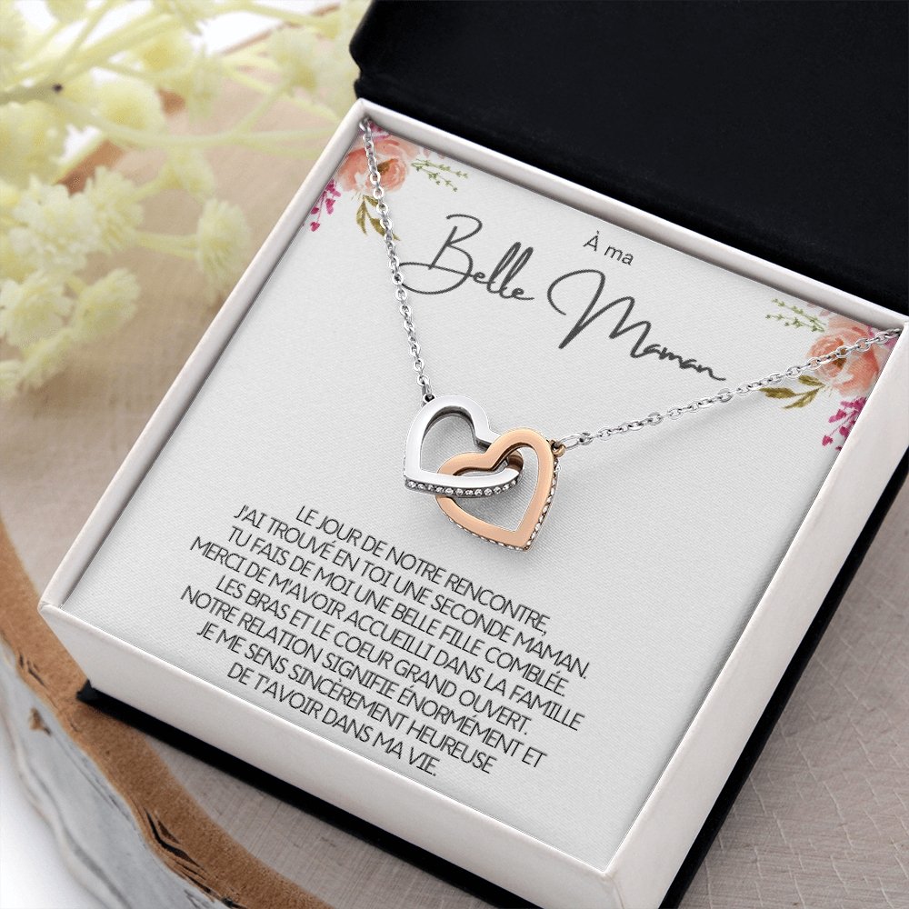 BELMOM • COLLIER BELLE-MÈRE Double Cœur - Lehnaa