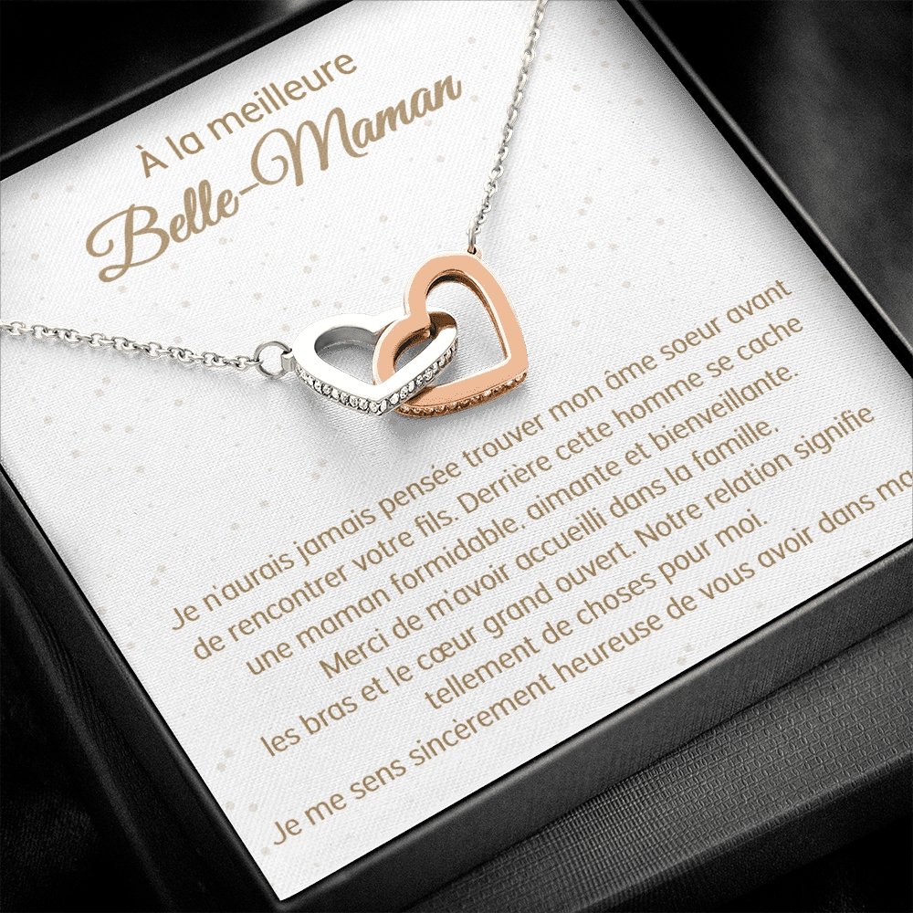 BELMOM • COLLIER BELLE-MÈRE VERSION FEMME Double Cœur - Lehnaa