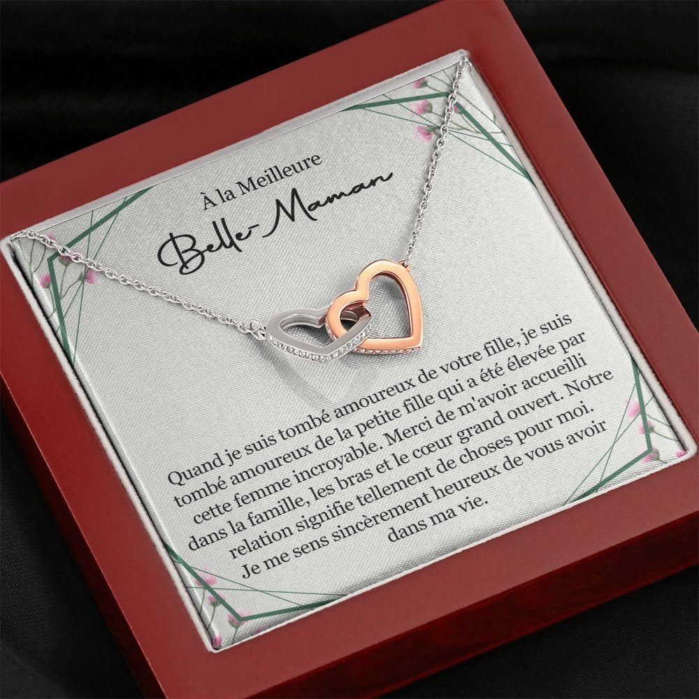 BELMOM • COLLIER BELLE-MÈRE VERSION HOMME Double Cœur - Lehnaa