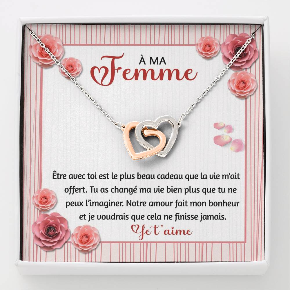 ETERNITY • Collier Amoureux Double Cœur - Lehnaa