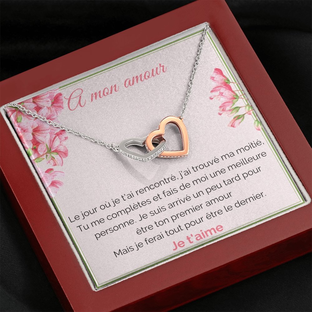 ETERNITY • Collier Déclaration d'amour Double Cœur - Lehnaa