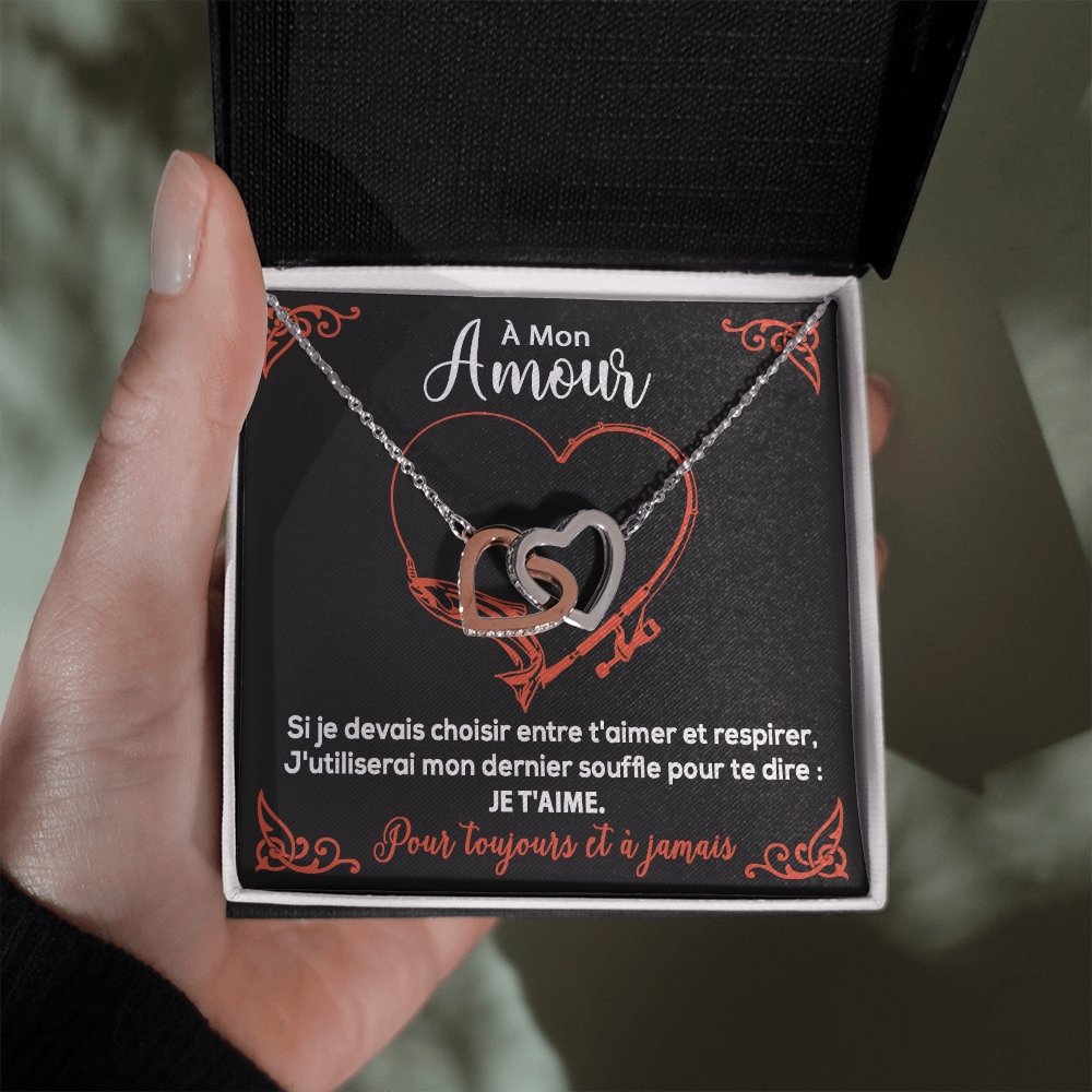 ETERNITY • Collier Déclaration d'amour Double Cœur - Lehnaa