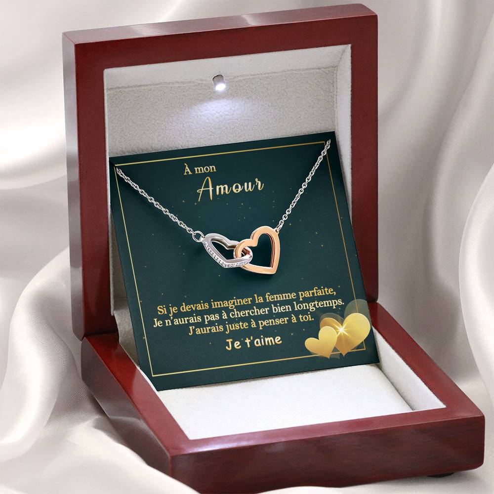 ETERNITY • Collier Déclaration d'amour Double Cœur - Lehnaa
