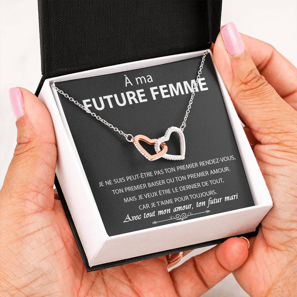 ETERNITY • Collier Déclaration d'amour Double Cœur - Lehnaa