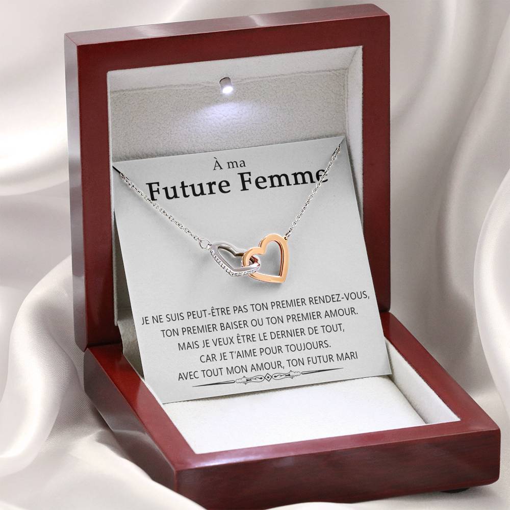 ETERNITY • Collier Déclaration d'amour Double Cœur - Lehnaa