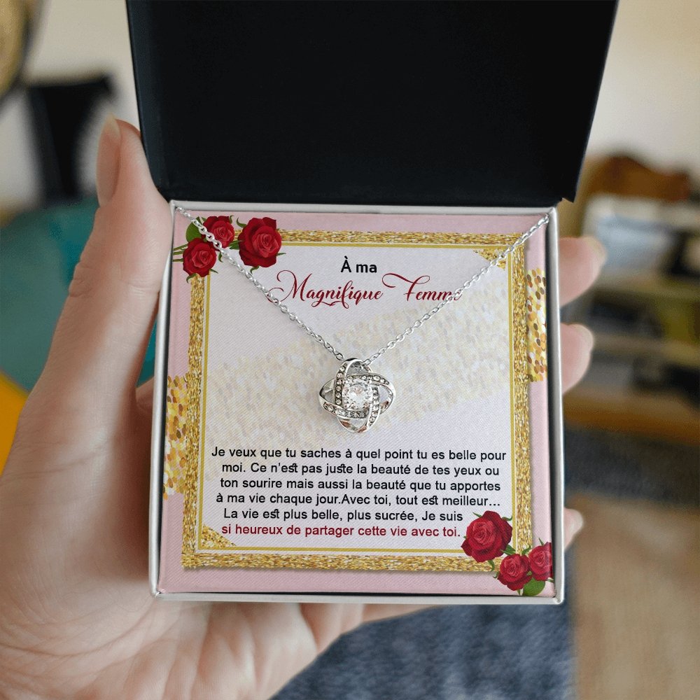 ETERNITY • Collier Déclaration d'amour Noeud d'Amour - Lehnaa