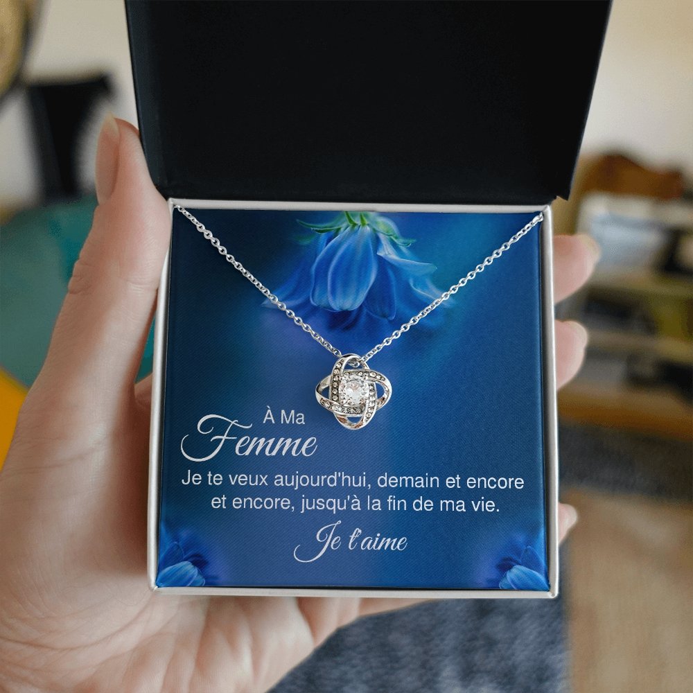 ETERNITY • Collier Déclaration d'amour Noeud d'Amour - Lehnaa