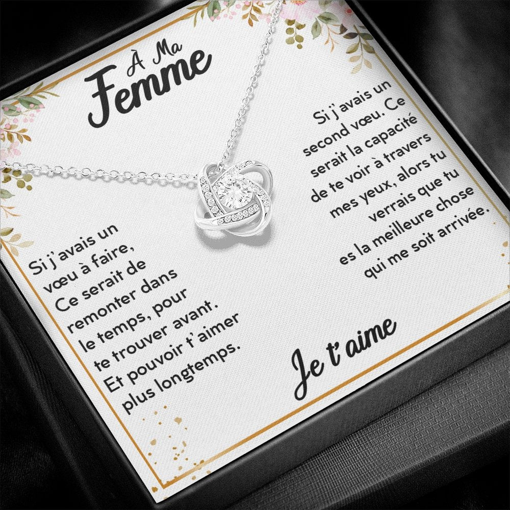 ETERNITY • Collier Déclaration d'amour Noeud d'Amour - Lehnaa