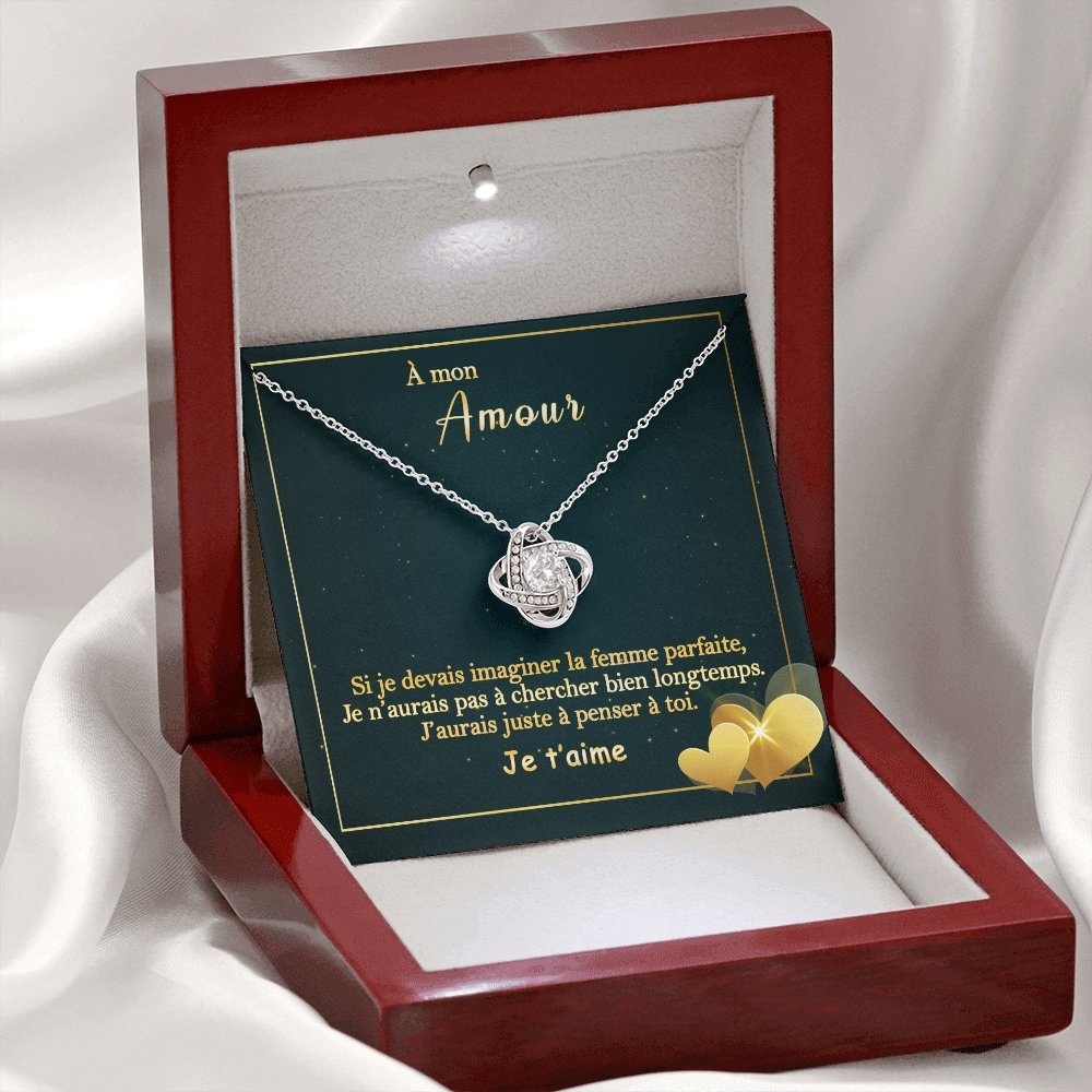 ETERNITY • Collier Déclaration d'amour Noeud d'Amour - Lehnaa